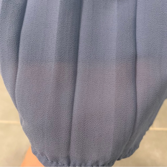 Lulu’s Slate Blue Gown - Picture 5 of 6